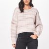 Women Vintage Havana Sweaters | Cream W/Multi Mixed Knit Sweater