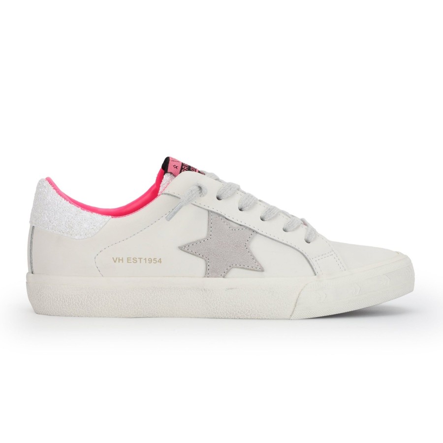 Women Vintage Havana Low Tops | Grande-White Pink Splash