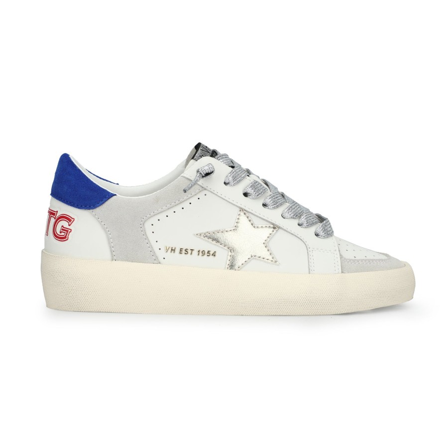 Women Vintage Havana Low Tops | Reflex 28-Washed Gold/Blue/Red