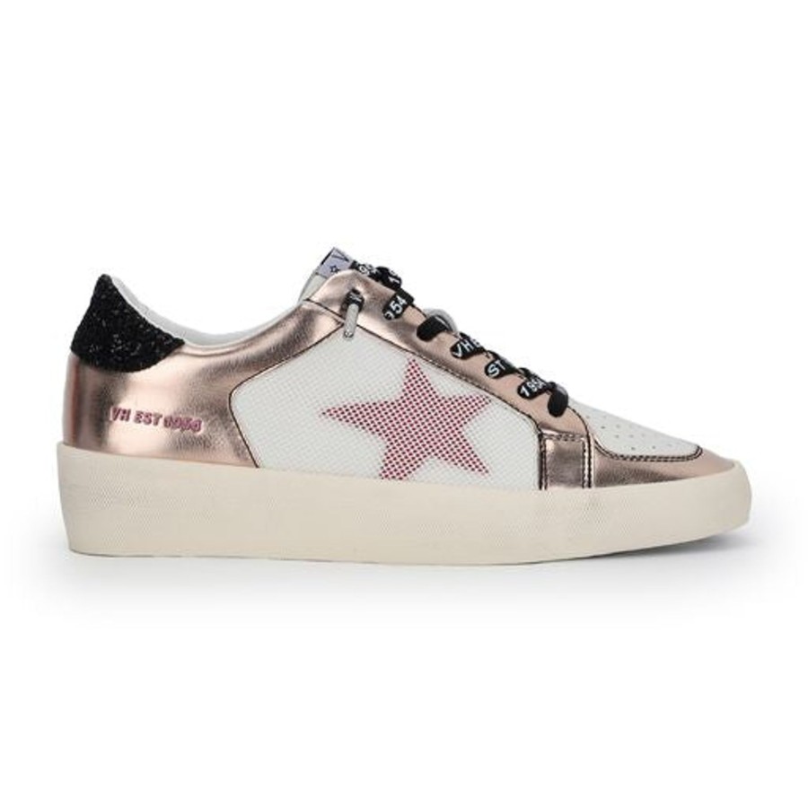 Women Vintage Havana Low Tops | Reflex 9-Rose Gold Mesh