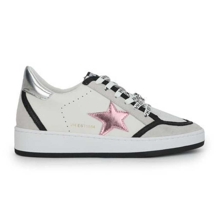 Women Vintage Havana Low Tops | Denisse 9-Pink/Silver Multi