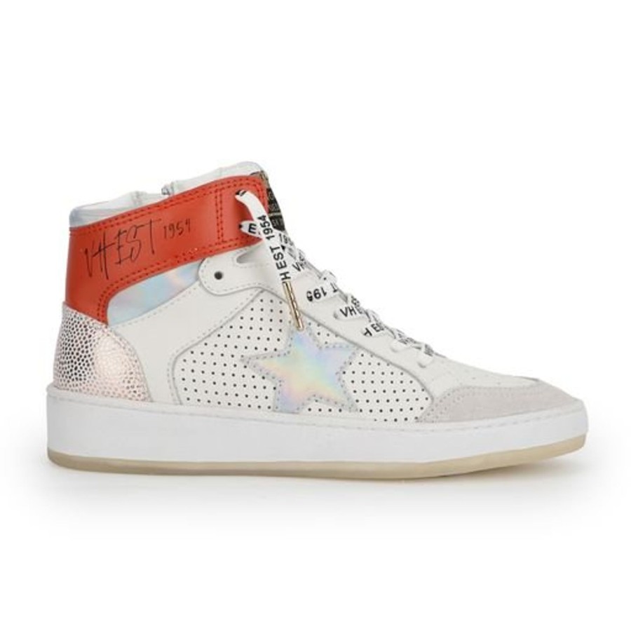 Women Vintage Havana High Tops | Dream 13-Orange Multi