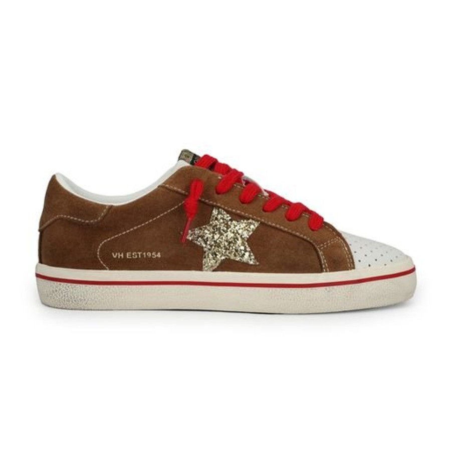 Women Vintage Havana Low Tops | Flair 14-Tan Multi