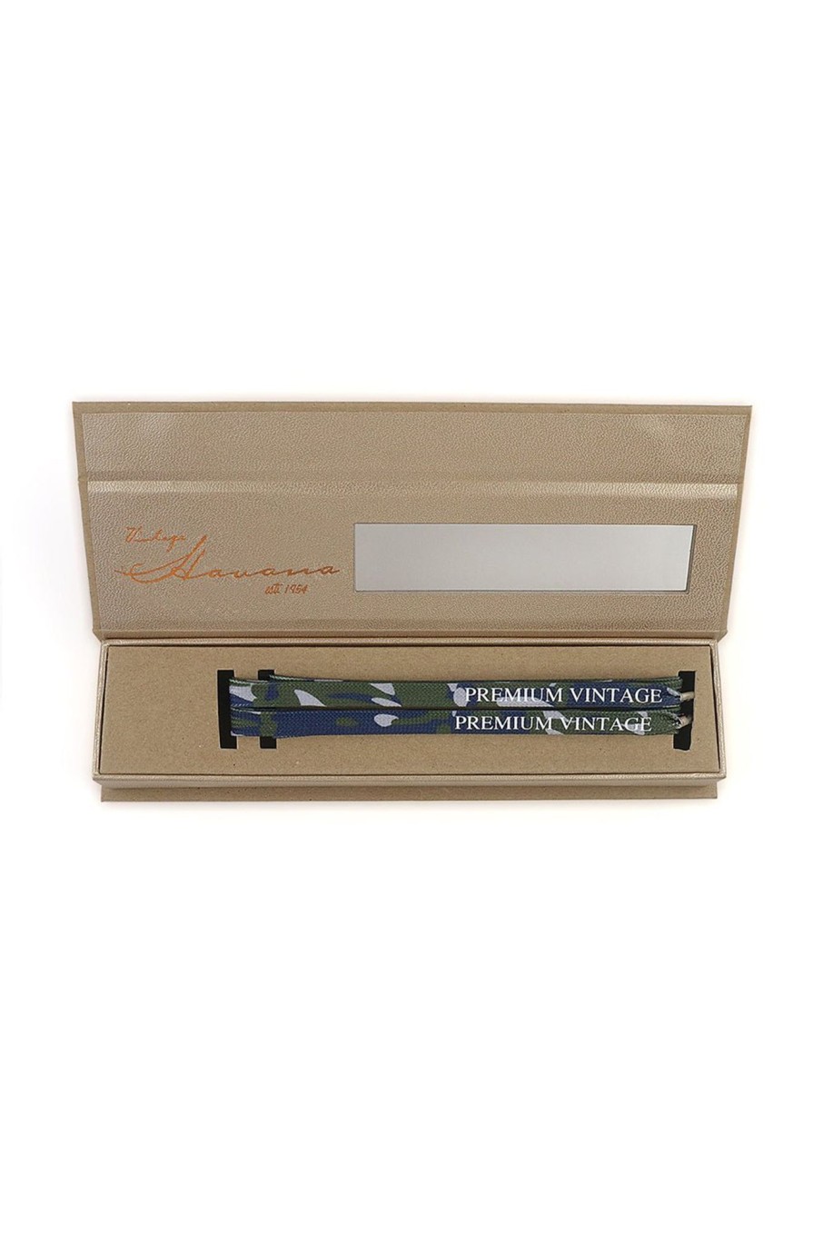 Women Vintage Havana Shoe Laces | Green Camo Laces