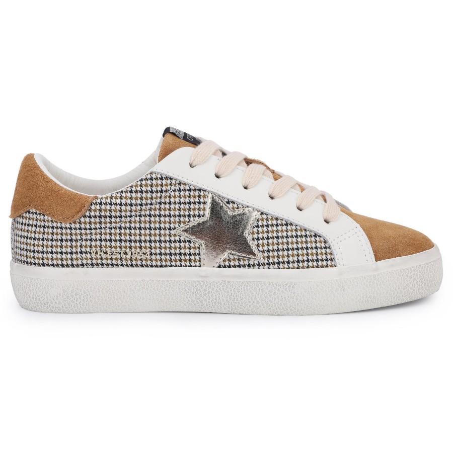 Women Vintage Havana Low Tops | Nonda-Plaid Multi