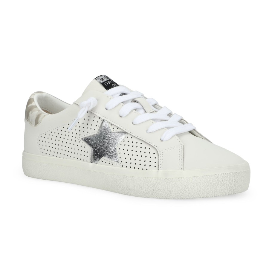 Women Vintage Havana Low Tops | Gadol 33-Grey Camo/Washed Silver
