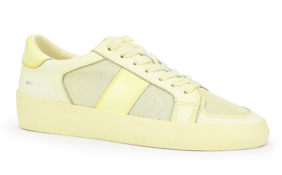 Women Vintage Havana Low Tops | Bond-Yellow